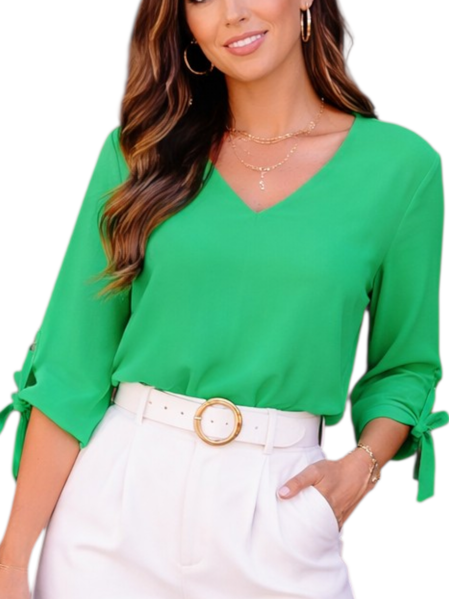 Blusa cuello v