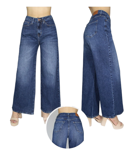 4357 Wide Leg Tiro Alto