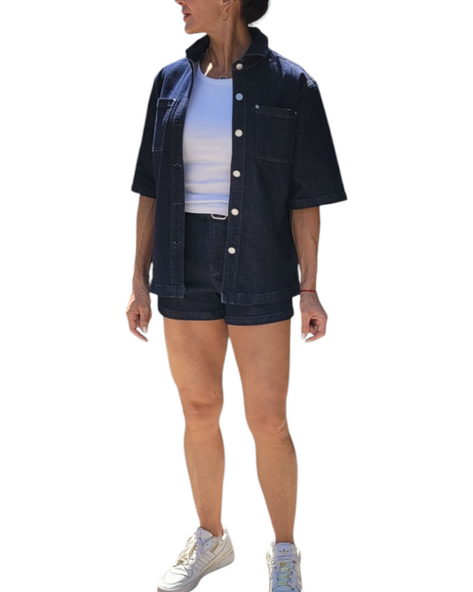 Conjunto Denim Oversize