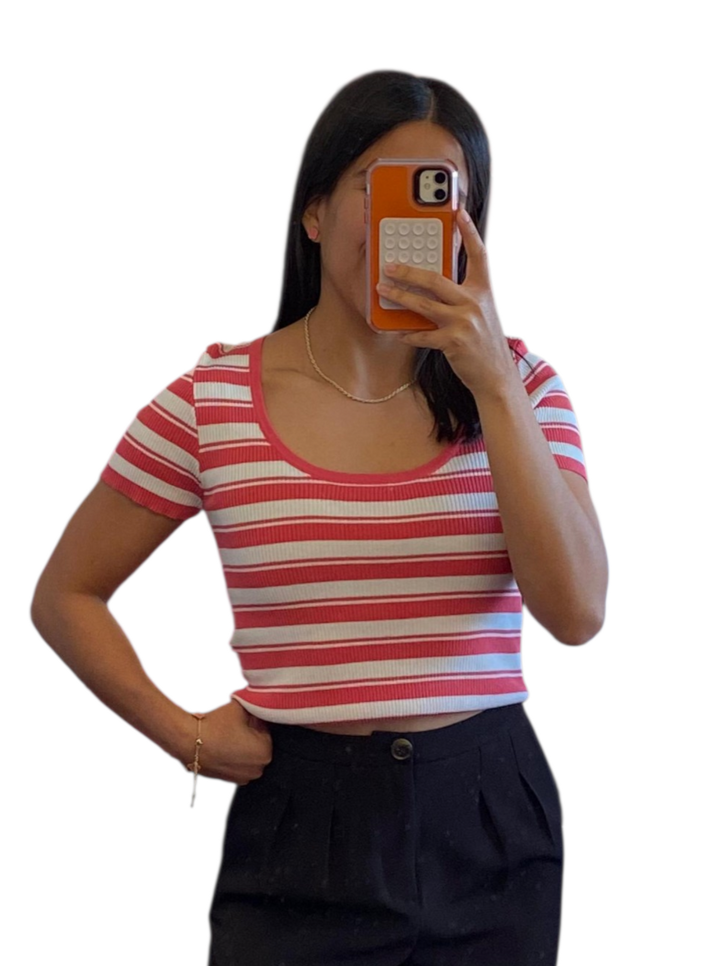 Blusa básica a rayas