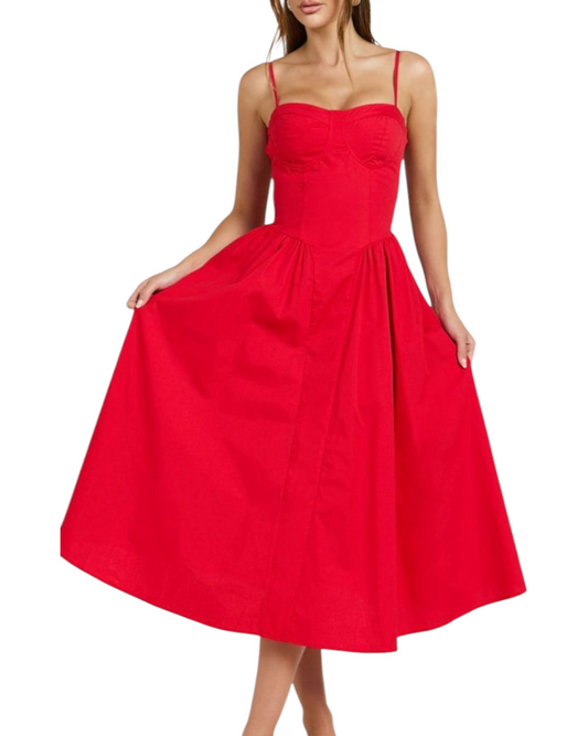 Vestido corte princesa