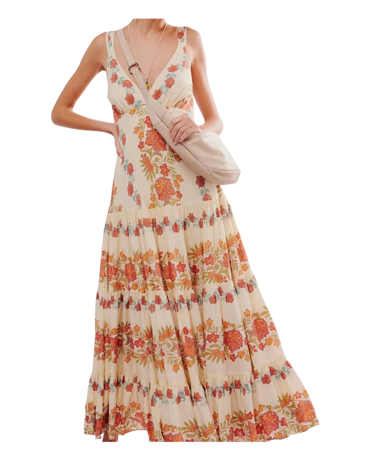 Vestido print flores